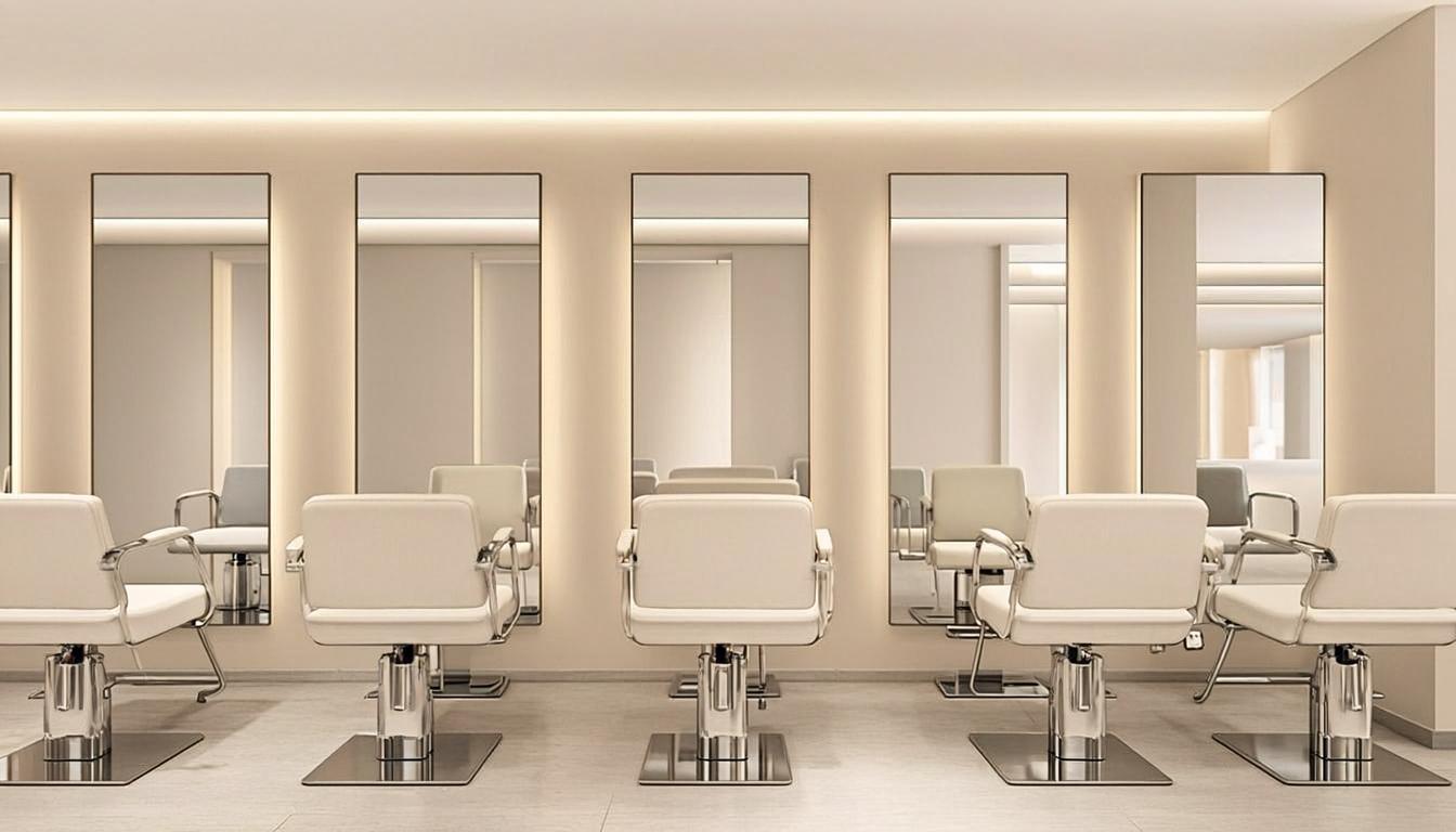 SALONS & BEAUTY website example